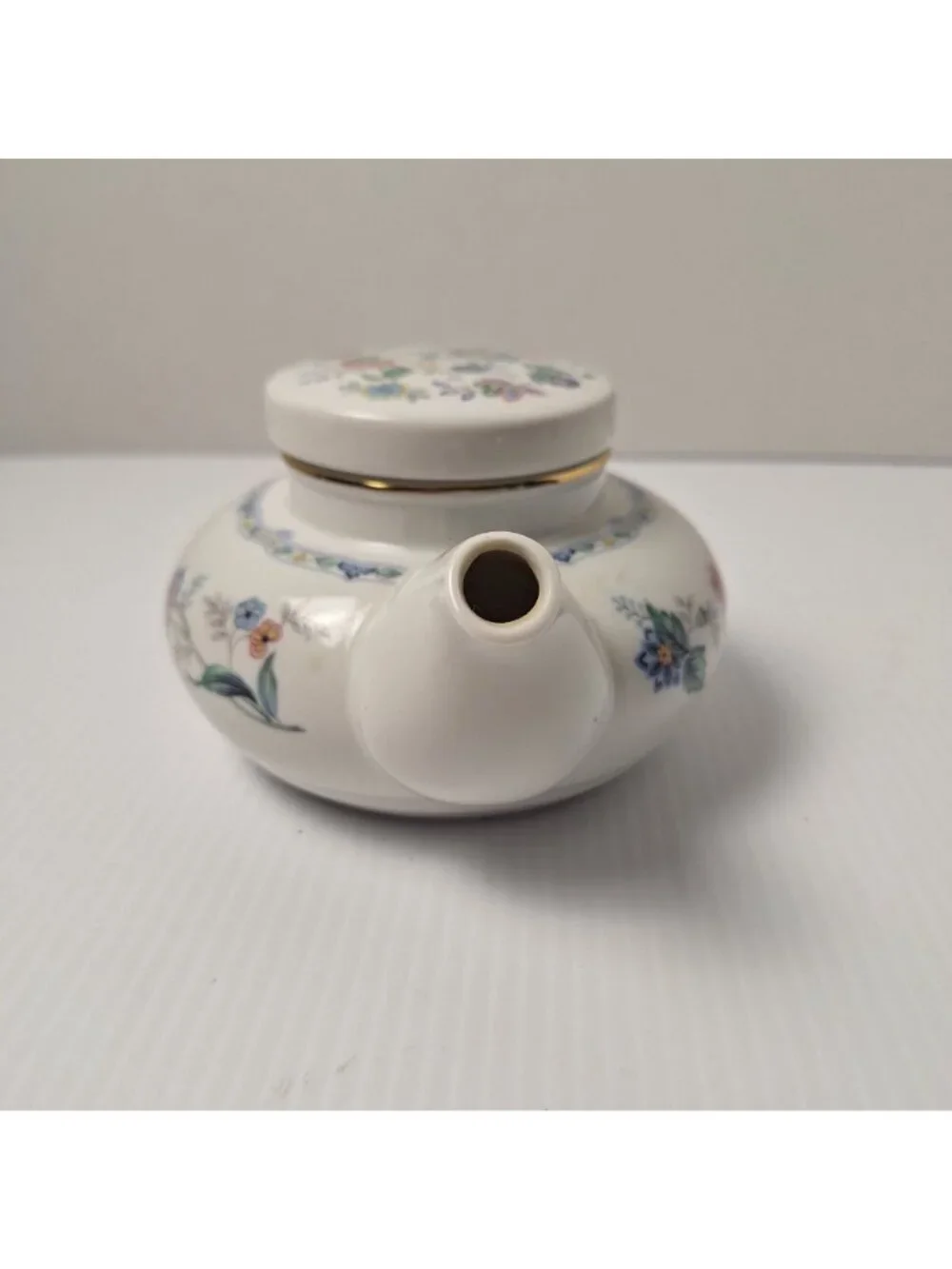 VINTAGE ANDREA BY SADEK TEAPOT DISCONTIUNUED GARDEN OF INDIA PATTERN JAPAN